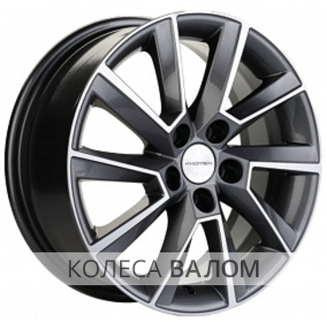 Khomen Wheels KHW1507 (15_Polo) 6x15 5x100 ET40 57.1 Gray-FP